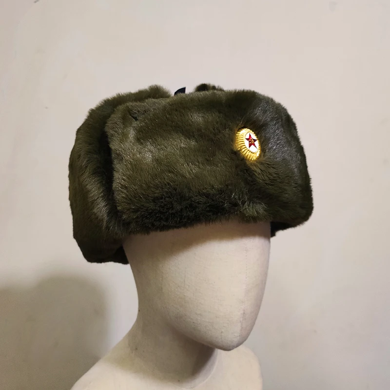 Soviet Red Army Thickened cold Red Star winter ear protection cotton hat