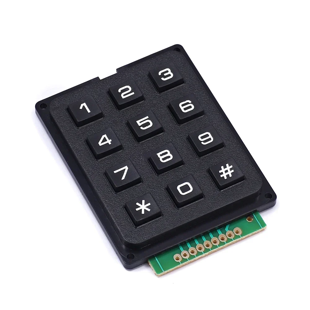 4x4 3x4 Matrix Keyboard Keypad Module Use Key PIC AVR Stamp Sml 4*4 3*4 Plastic Keys Switch for Controller