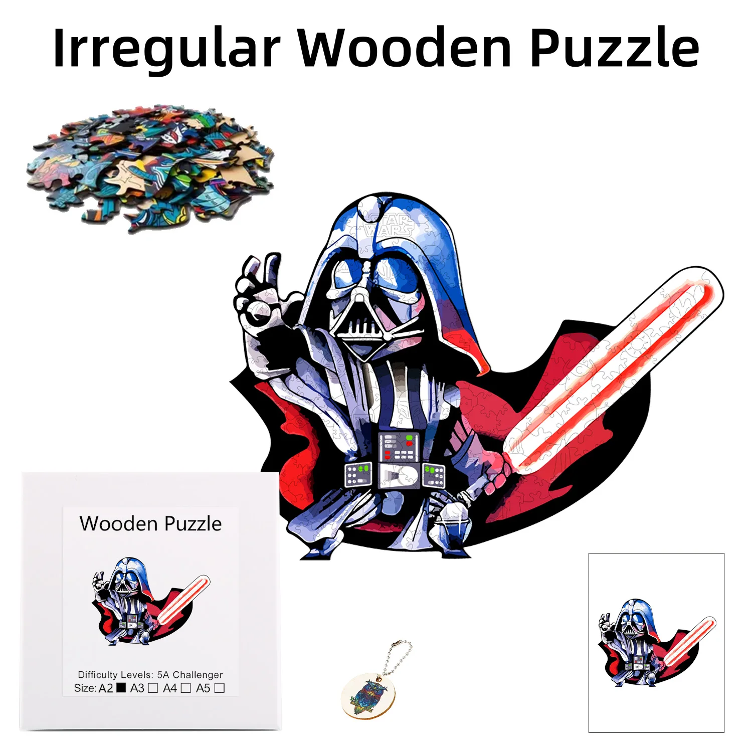

Disney Alien Dareh Vader Lrregular Wooden Puzzle Is The Best Christmas Gift For Children Family And Friends