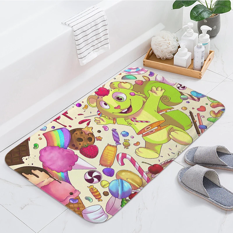 

Room Floor Carpet Happy D-Tree Friends Hallway Porch Foot Mat Non-slip Custom Doormat Entrance Door Balcony Bedroom Rug Home