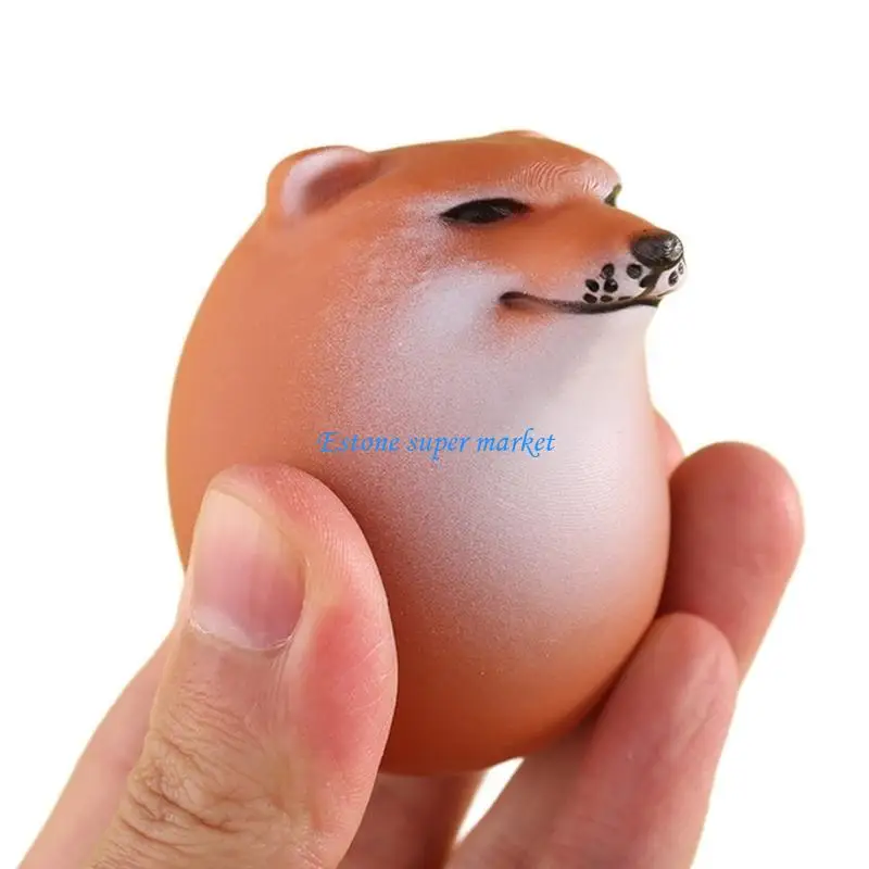 090B Kids Favor Soft Dog Toy  Animal Squeeze Stretching Toy Anti-Stress Gadget