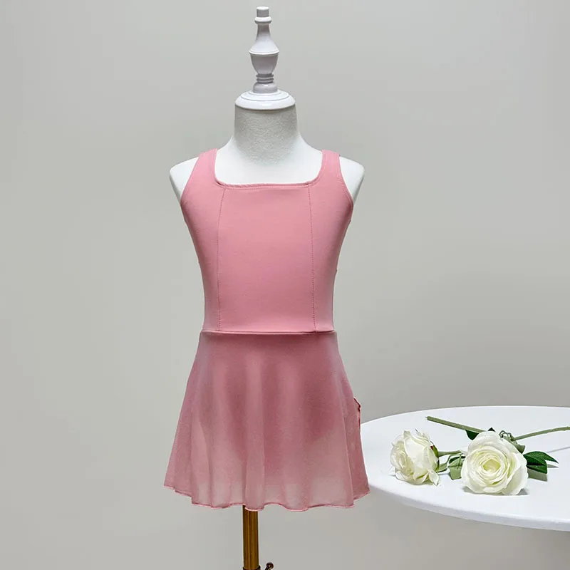 

New Ballet Leotard Classical Camisole Dress Skirted Girls Dance Wear Lyrical Swimsuit Ballerina Bodysuit Kids Dancewear Clother