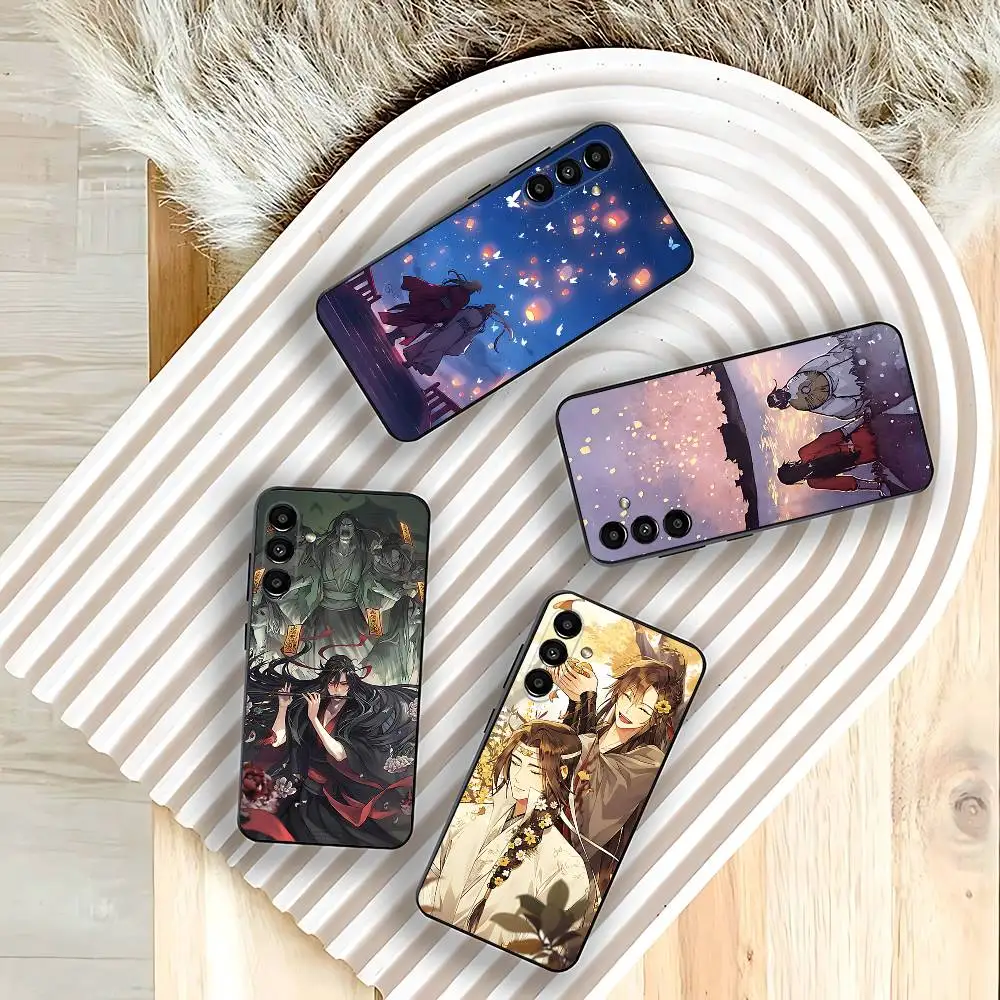 

Mo D-Dao Z-Zu Shi Phone Case For Samsung Galaxy A73,31,32,72,41,53,52,71,22,5G,Note,J7,8,9 Soft Black Cover