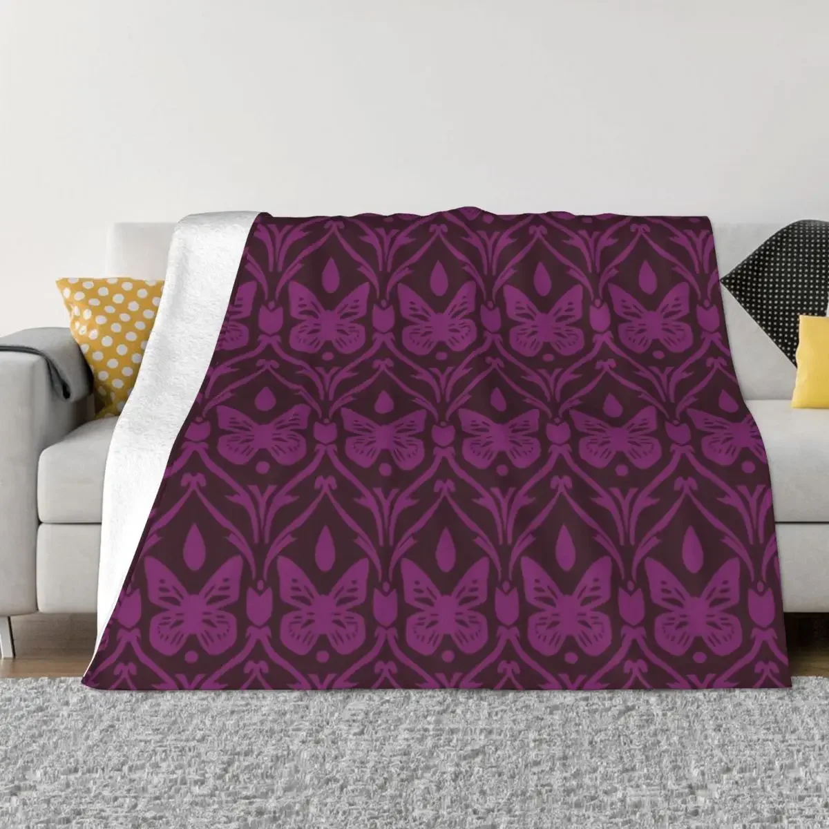 The Mighty Monarch Wallpaper Throw Blanket Polar Multi-Purpose for sofa Blankets