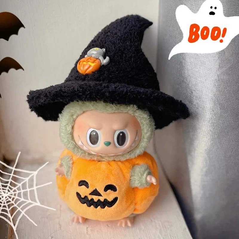 

Cute Mini Plush Doll'S Clothes Outfit Accessories For Labubu Idol Dolls Pumpkin Set Clothing DIY Halloween Clothes