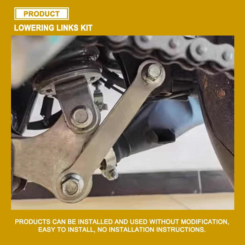 For YAMAHA YZF-R6 2017-2022 Motorcycle Rear Suspension Shock Absorber Body Seat Lowering Links Kit Linkage YZF R6 YZFR6 2021