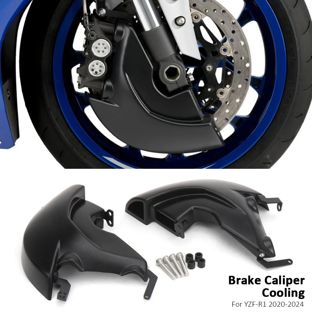 For Yamaha YZF R1 YZF-R1 Yzf r1 2020 2021 2022 2023 2024 Motorcycle Accessories Black Brake Caliper Air Cooling Guard