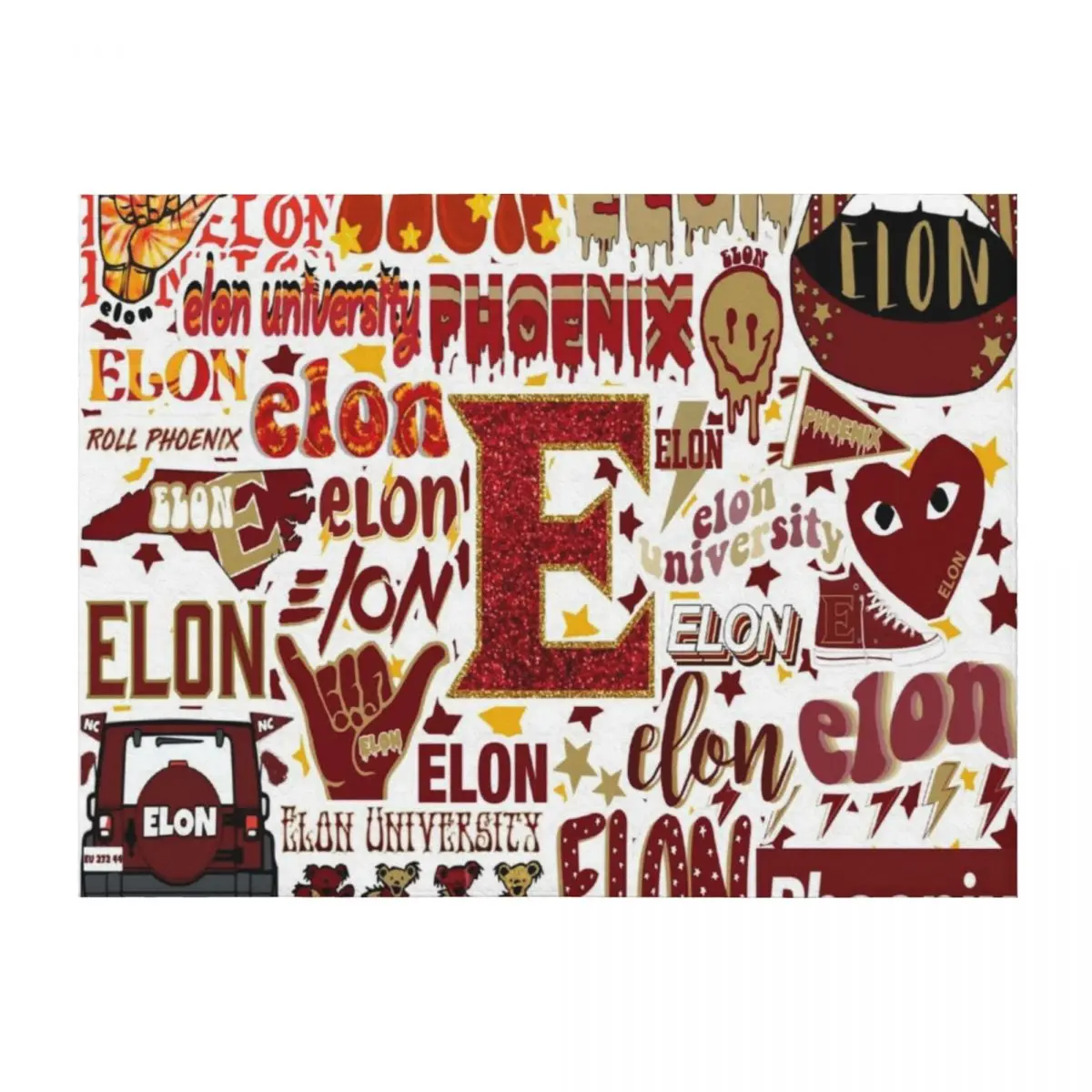 

E L O N Throw Blanket decorative Blankets For Baby Multi-Purpose Flannel Fabric Blankets