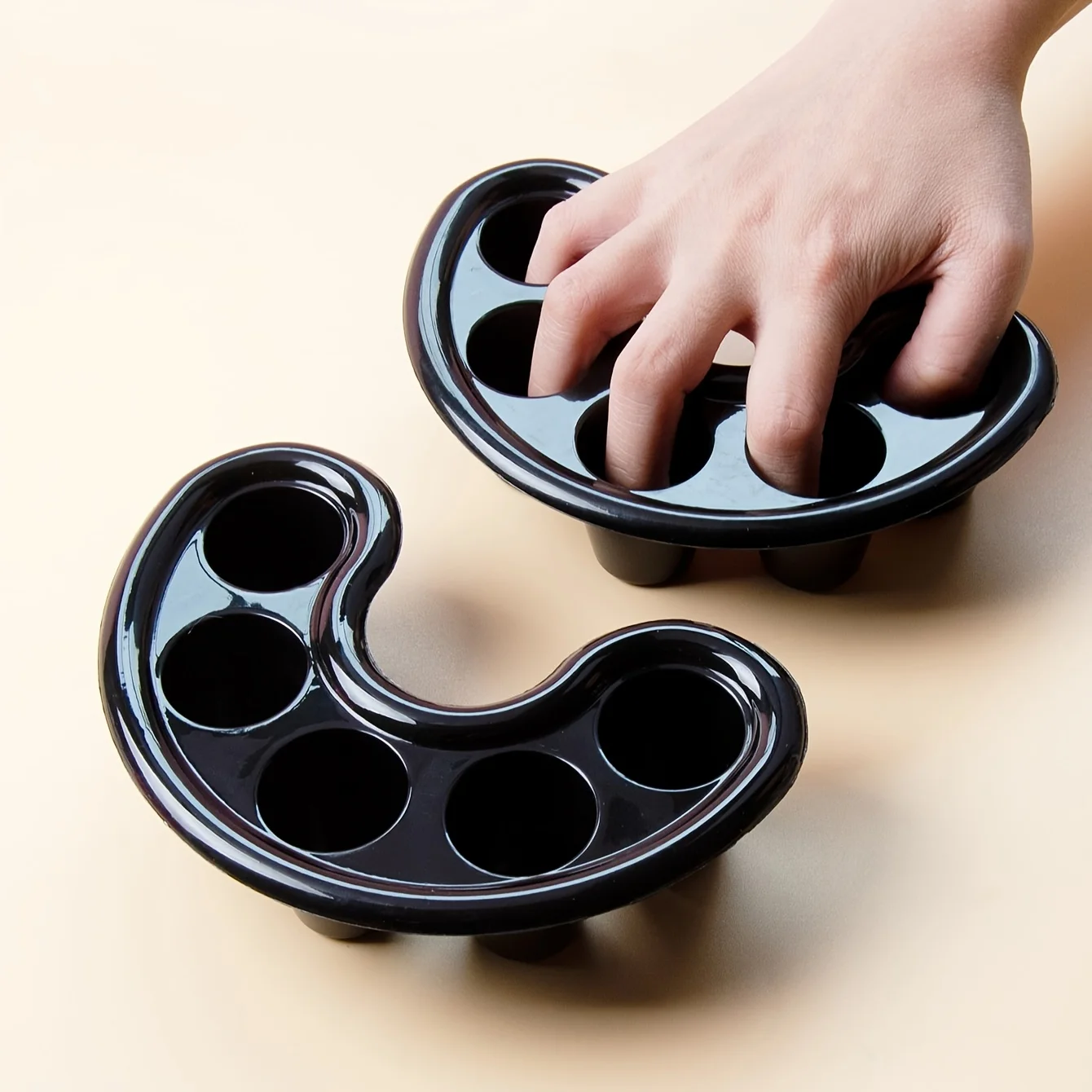 2-Pack Nail Art Manicure Soak Bowls - Easy-Use, Durable Hand Soaking Trays for Salon-Quality Preparation and Removal