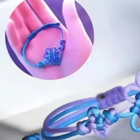 أنيمي KPop شيطان الصيادين HUNTR/X رومي تأثيري سوار المنسوجة حبل سلسلة قلادة للجنسين أساور مجوهرات اكسسوارات هدايا