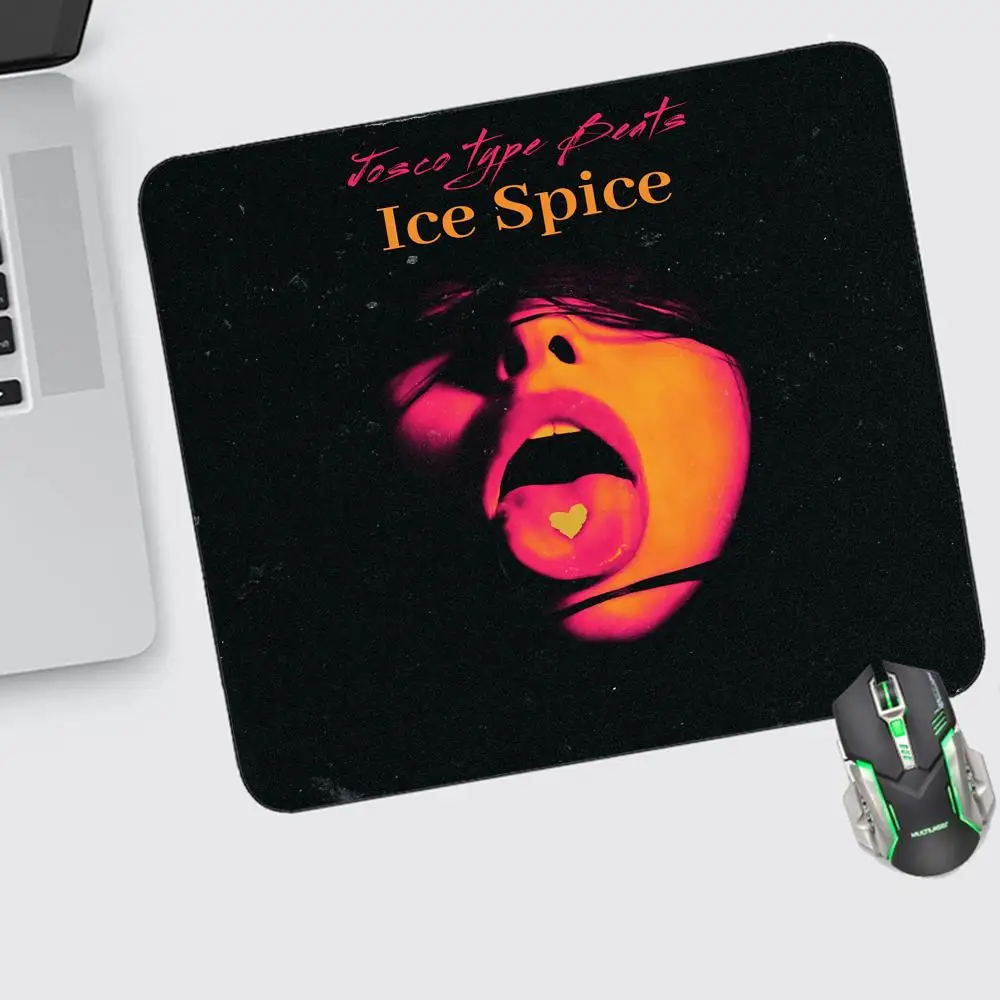 

Ice Spice Mouse Pad Small Gaming Accessories Keyboard Computer Offices Desk Mat Pc Gamer Non-slip Rubber Mousepad