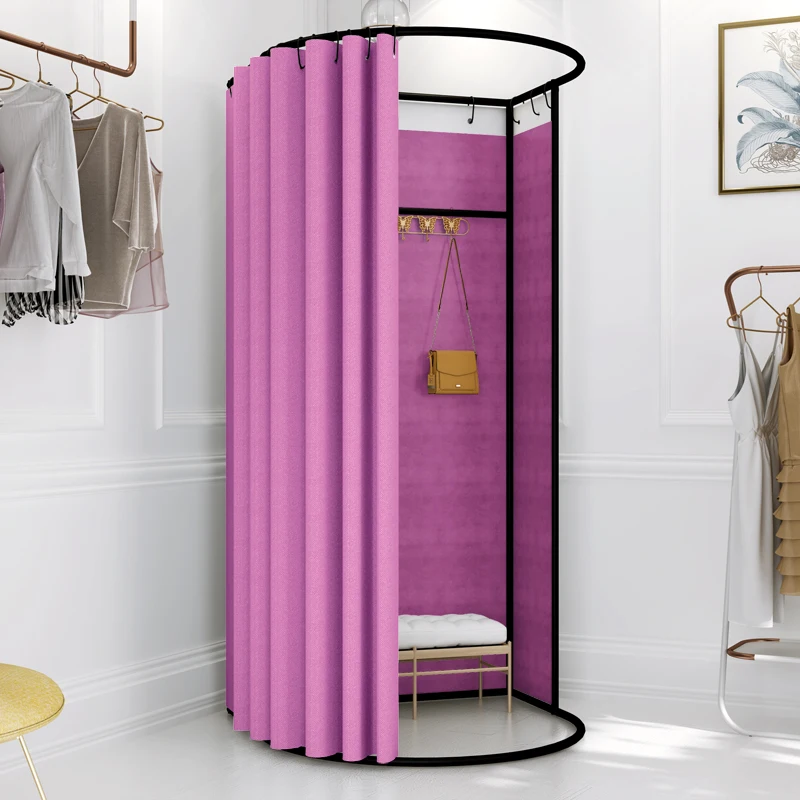 (customized)Cheap Clothing Up Store Fitting Room Portable Trade Show Clothes Changing Room Boutique Retail Shop Dressing Roo