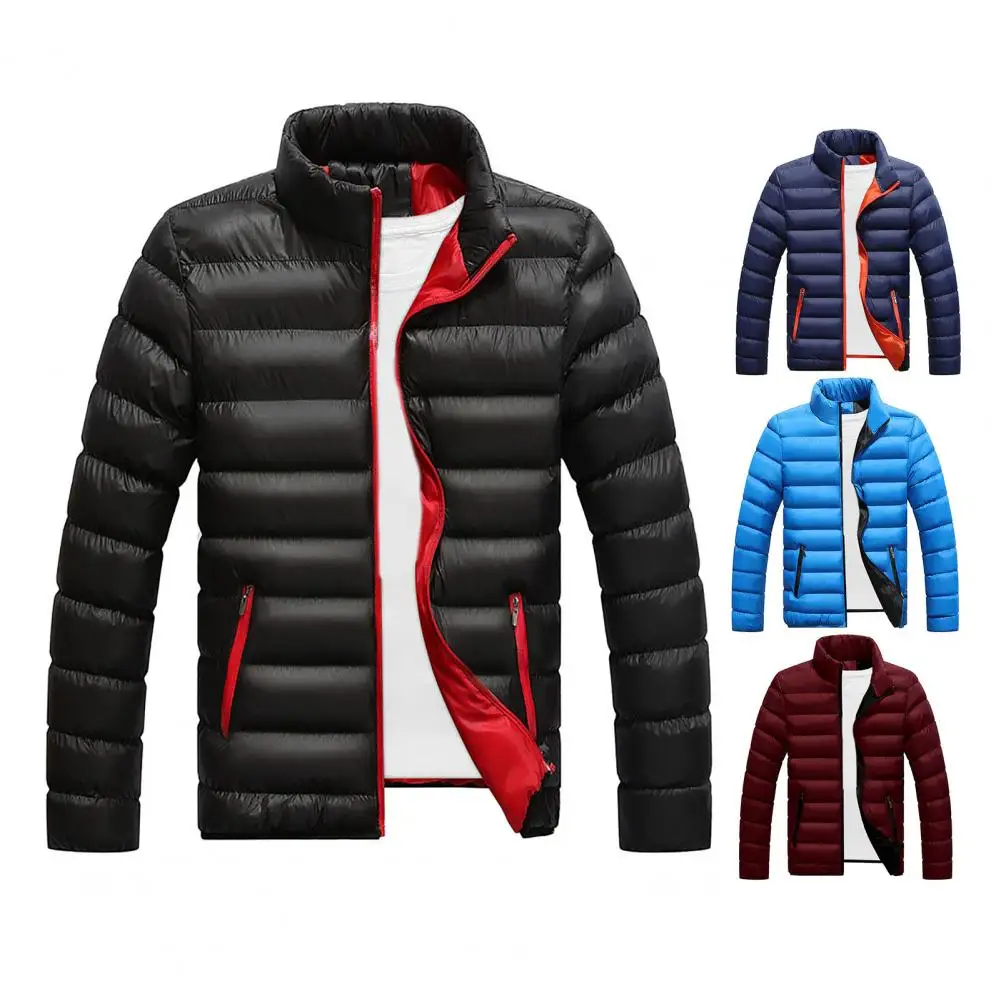 

Down Coat Zipper Clothes Jackets Padded Solid Color Winter Jacket Winter Jacket for Going Out