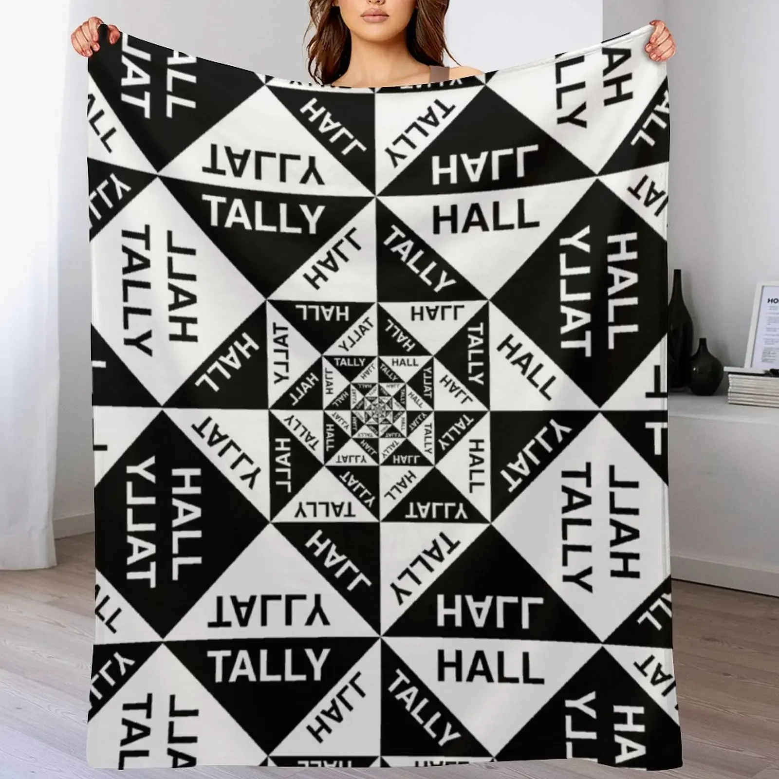 

New 02 Tally Hall band logo Genre: indie pop Throw Blanket Plaid Fashion Sofas Soft Beds Soft Big Blankets