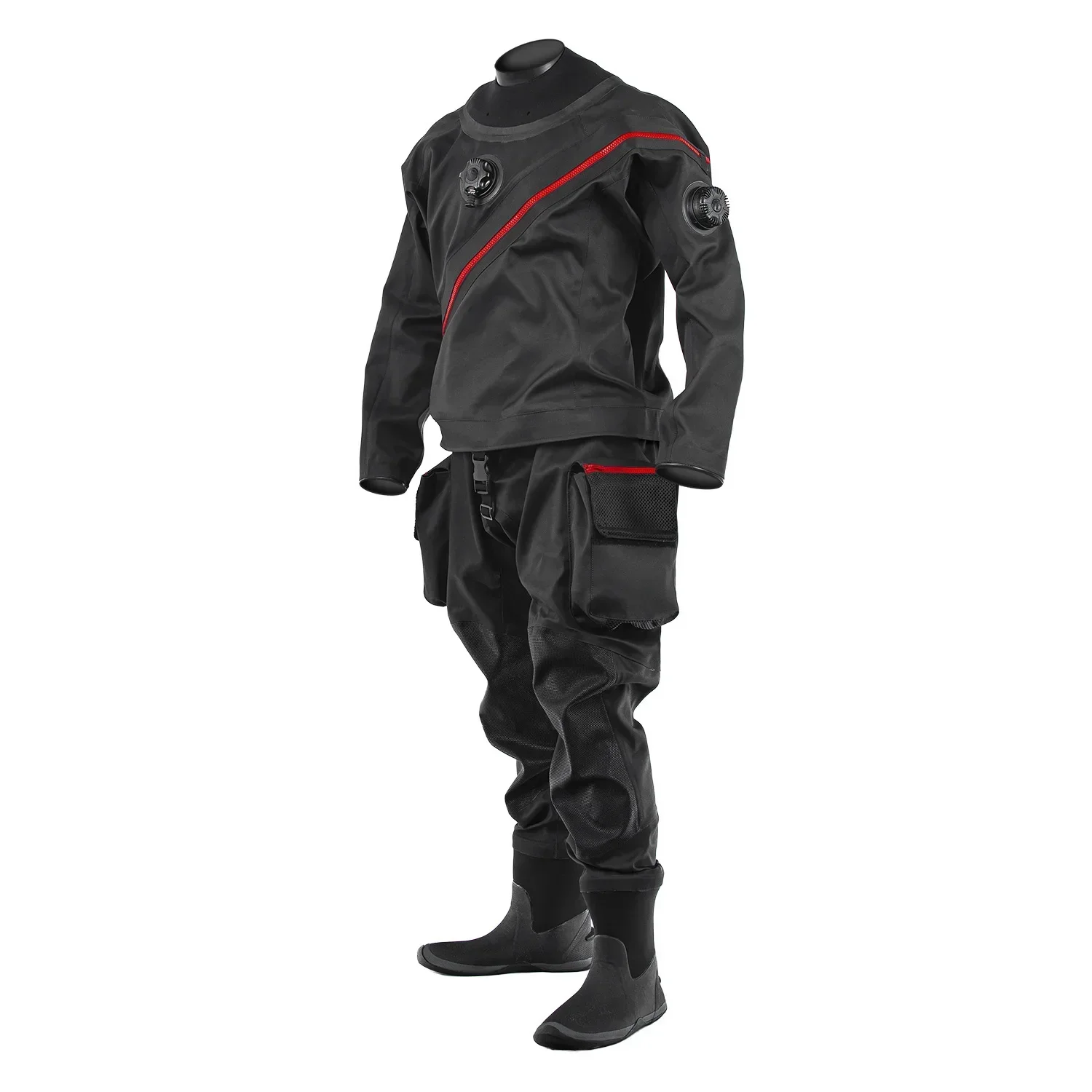 High Quality  Womens Kayaking Whitewater Canoeing Zipper Diving Mens Dry Suit