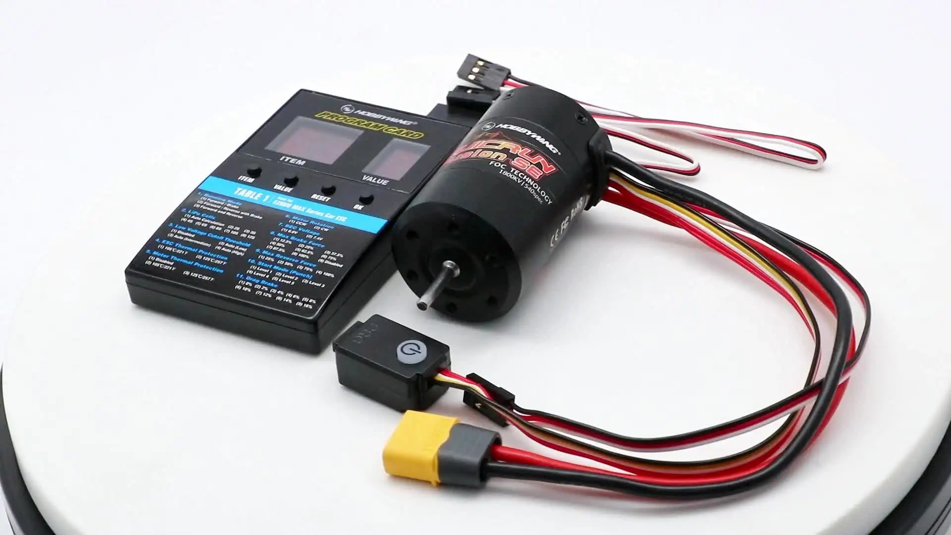 Hobbywing QuicRun Fusion SE 1200KV/1800KV 2-3S 防水センサー付き