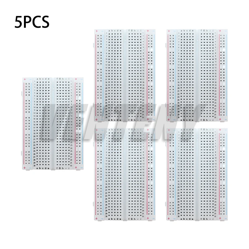 1-10 قطعة 400 نقطة التعادل لحام PCB اللوح البسيطة العالمي اختبار Protoboard لتقوم بها بنفسك لوح خبز لاختبار الحافلة لوحة دوائر كهربائية #6