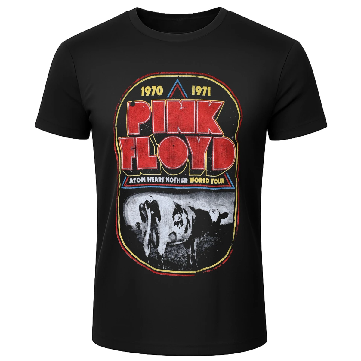 Y2k Sale Pink Floyd Grafik-Baumwoll-Band-T-Shirt Unisex Sommer Kurzarm Mode Marken-T-Shirt Luxus Casual Vintage Tee – Detail 7