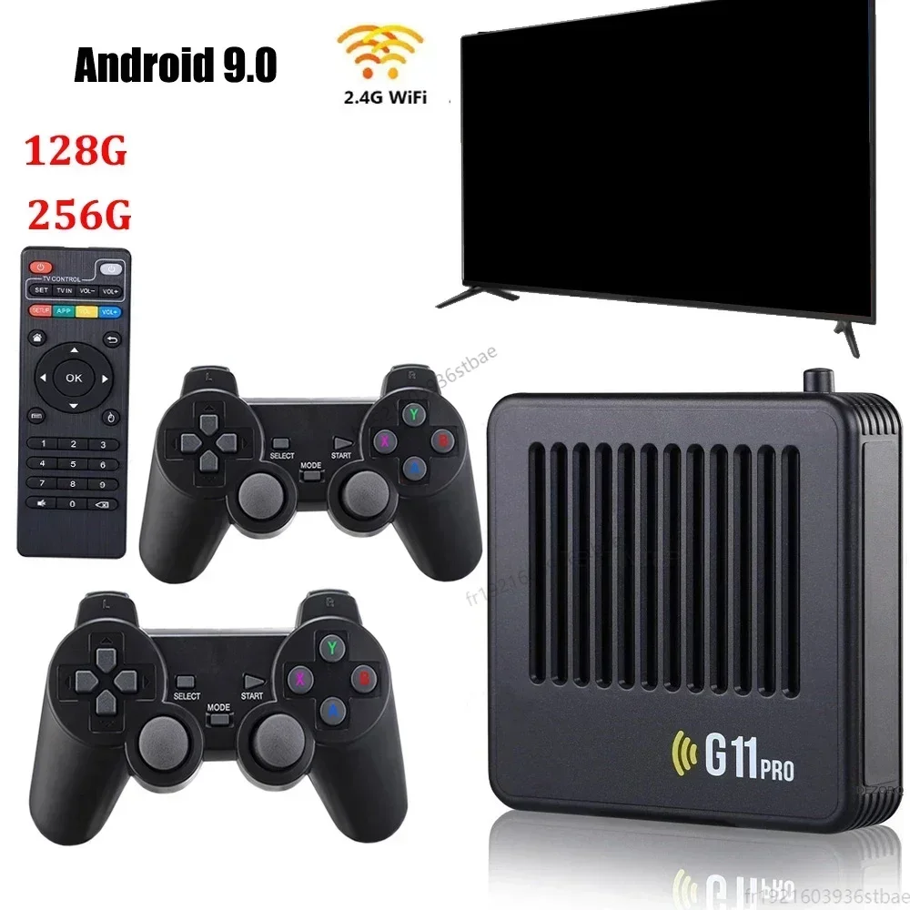 G11 Pro Game Box 4K HD TV Game Stick Video Game Console 128G Built in 40000+ Retro Games 2.4G Wireless Gamepad For NDS/PS1/PSP