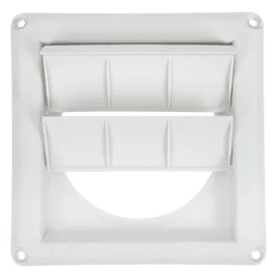 Persianas de ventana para techo, ventilación de aire para pared externa, cubierta a prueba de clima, secador, conducto de escape, armario, Louvered de plástico