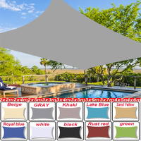 Outdoor Awnings Waterproof Sun Shade Sail Garden Canopi For Terrace Car Canvas Awning Rectangle Pool Sun-Shelter Sunshade Sail ﻿