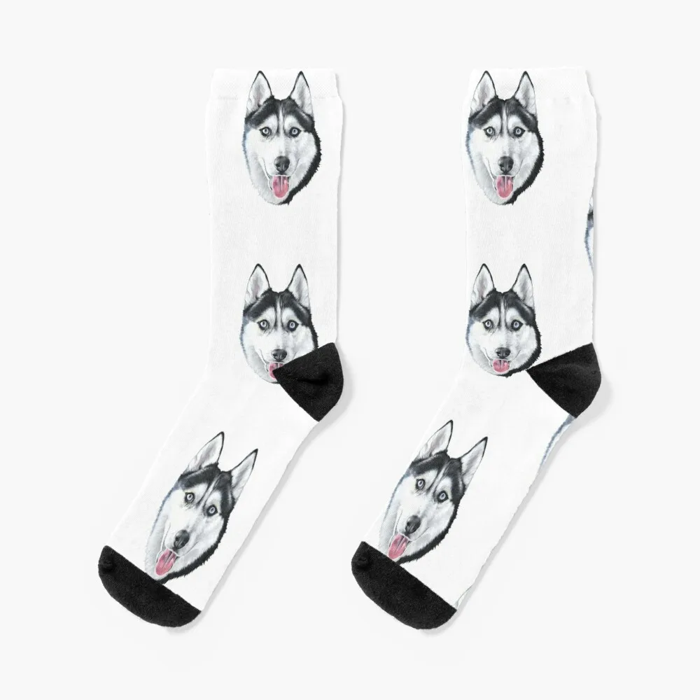 Siberian husky Socks Heating sock FASHION designer brand Socks Women's Men's