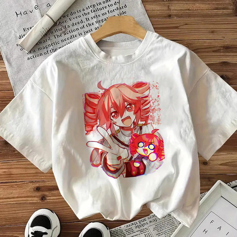 Teen 2000s Grunge Digital Punk Graphic T‑Shirt Retro Pop‑Culture Anime Style Short Sleeve Casual Streetwear Tee Tops
