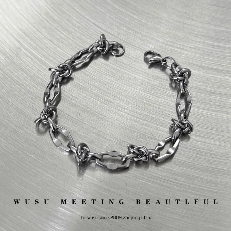 Titanium Steel Thorn Bracelet Silver Plated Homme Acier Inoxydable Men Brecelet Bangles for Pulseras De Hombre Para Hand Chain