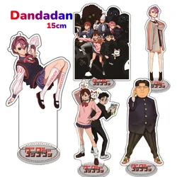 Anime Dandadan Momo Acrylic Keychain Stand Model Plate Fans Bag Gift Figure Display Fashion Cosplay Ornaments Decoration