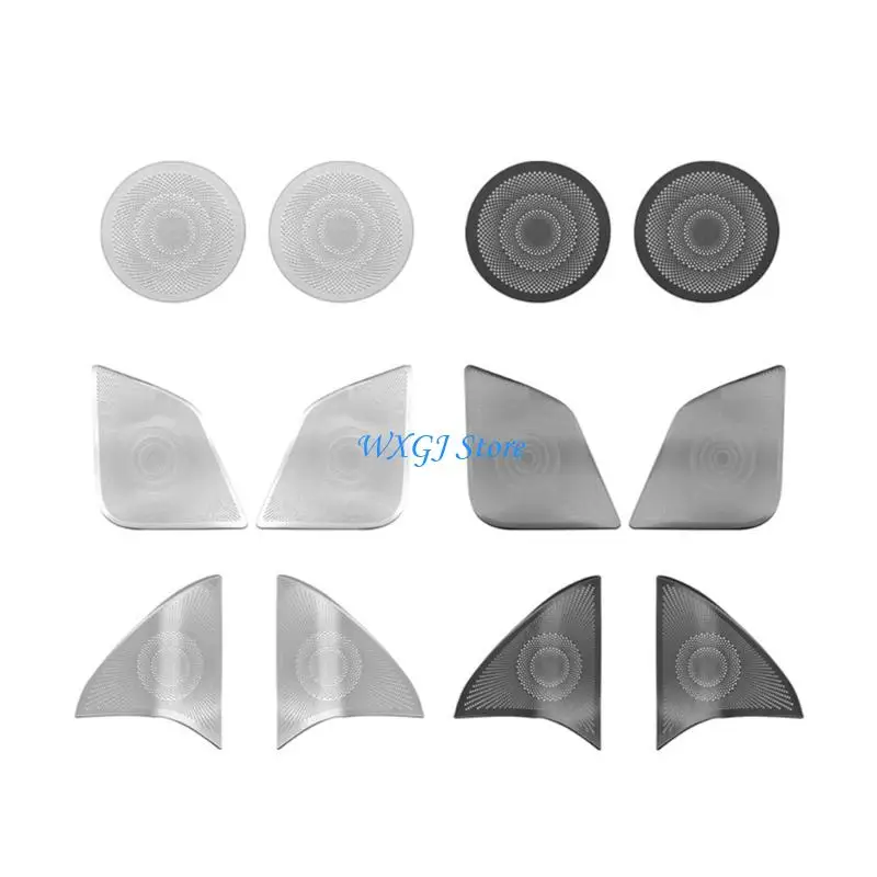 37JE Heavy Duty Car Door Speaker Protectors Fit Metal Construction Adhesive Backing