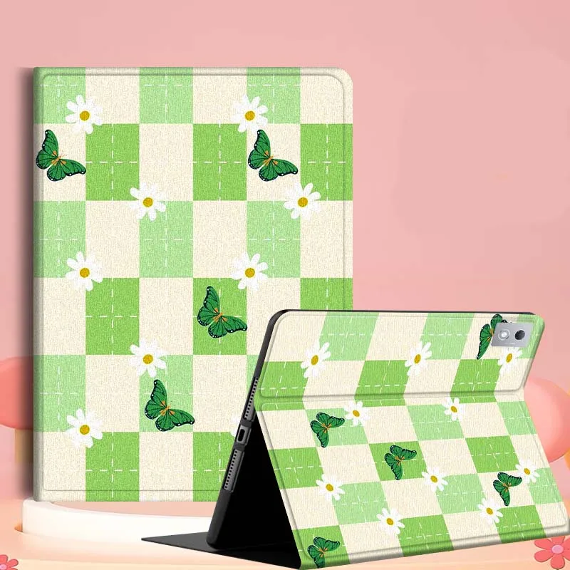 

Чехол для планшета с художественной решеткой и креативным узором для Lenovo Pad Tab Legion Xiaoxin Y900 Y700 K10 M10 P11 3rd Pro GT Plus Gen