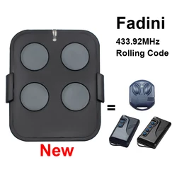 FADINI Astro 433 2TR / JUBI 433-2 / JUBI 433-4 Garage Door Remote Control 433.92MHz Rolling Code Gate Key Fob Transmitter