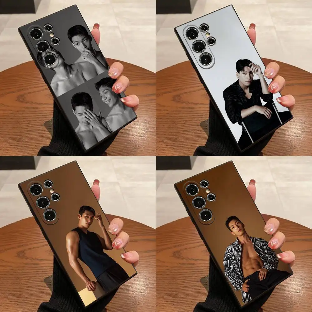 

W-Wi Hajoon Ha joon Phone Case For Samsung S25,S24,S21,S22,S23,S30,Ultra,S20,Plus,Fe,Lite,5G Black Cover