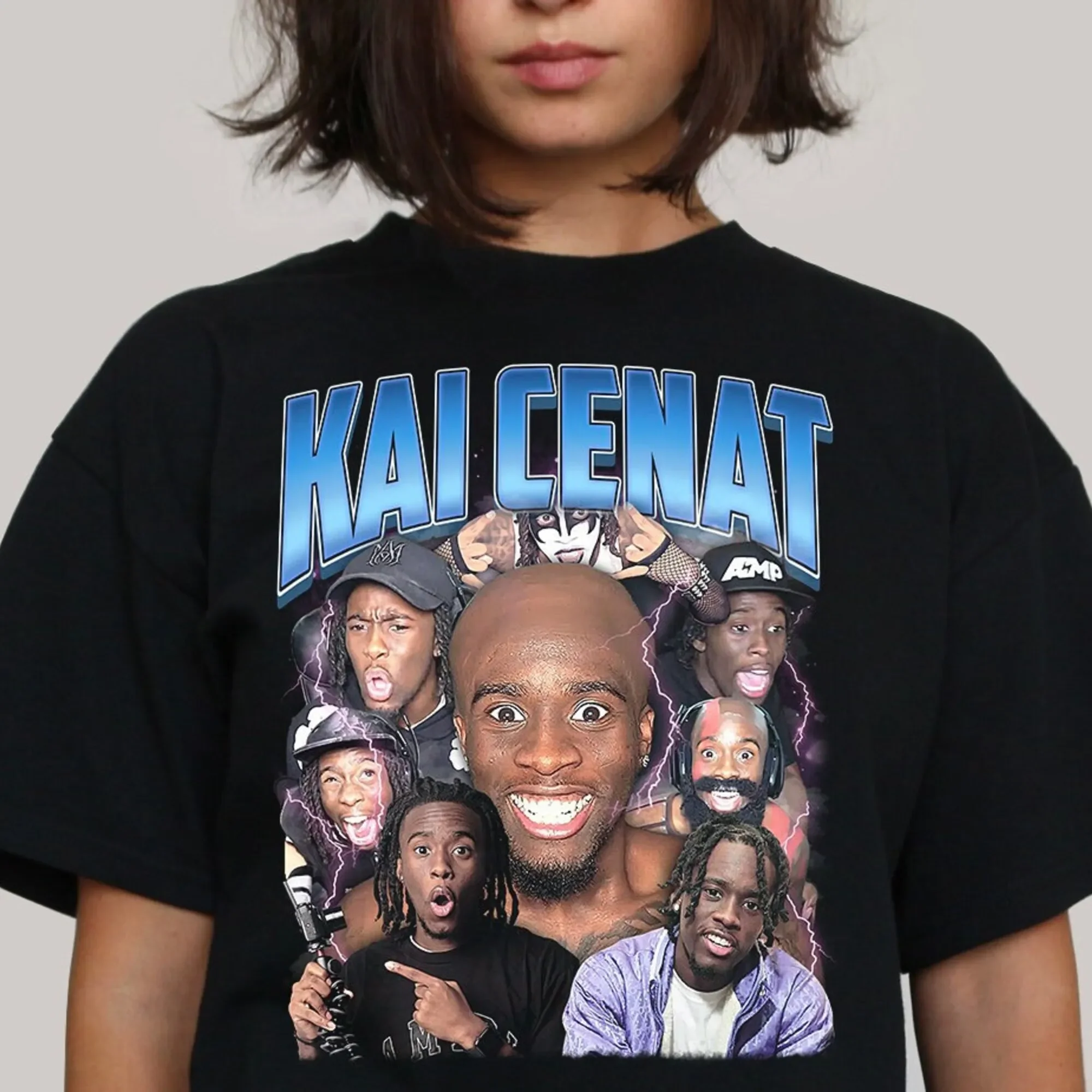 

Kai Cenat T Shirt Amp 90S Bootleg Merch Limited Edition