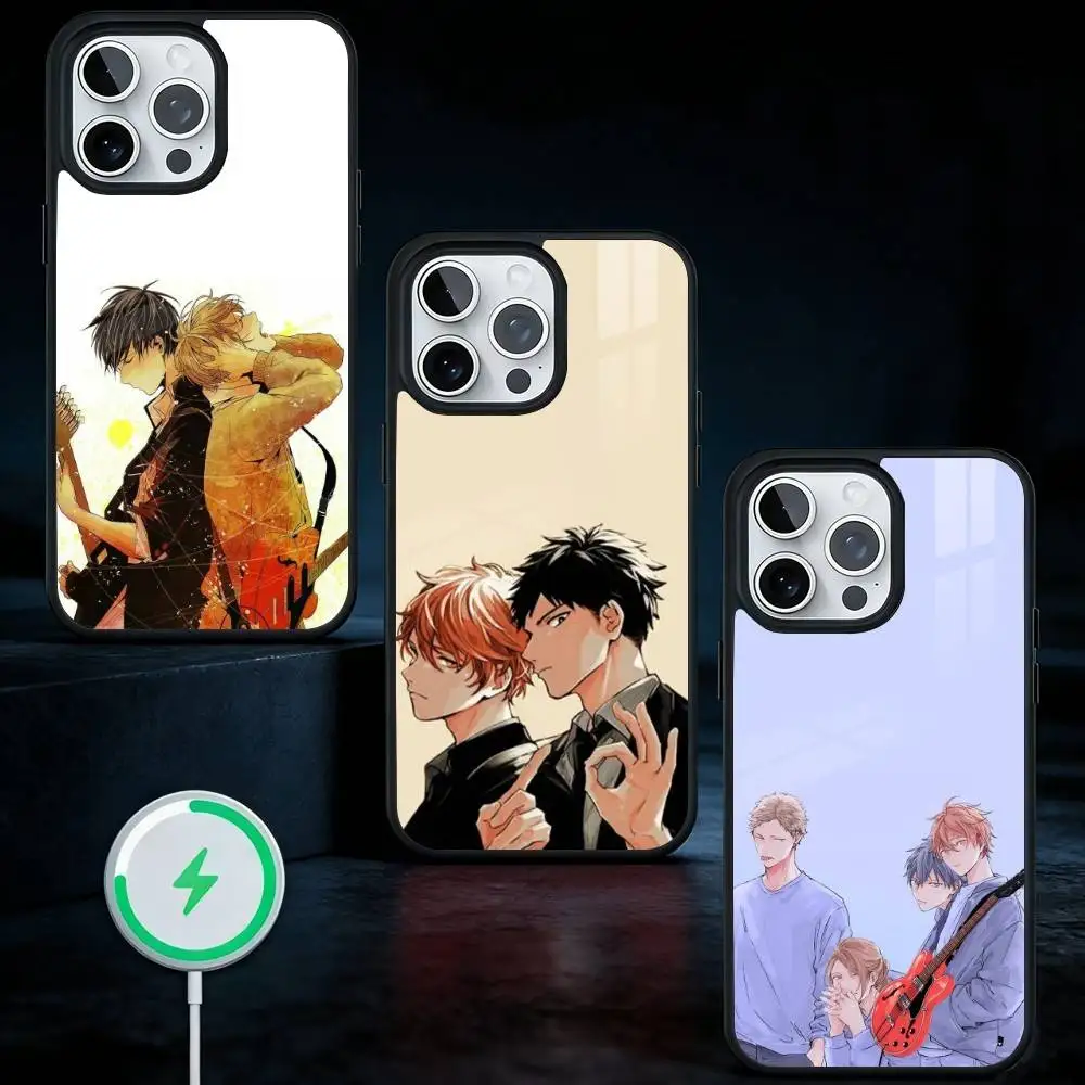 

G-Given Anime Love Phone Case For iPhone17,16,15,14,13 Plus,Pro Max Magnetic For Magsafe Wireless Charging
