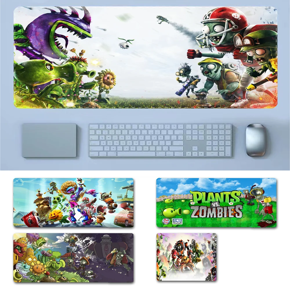 

Game P-Plants-vs-Zombies Custom Skin Unique Desktop Pad Game Mousepad Size For Game Keyboard Pad For Gamer