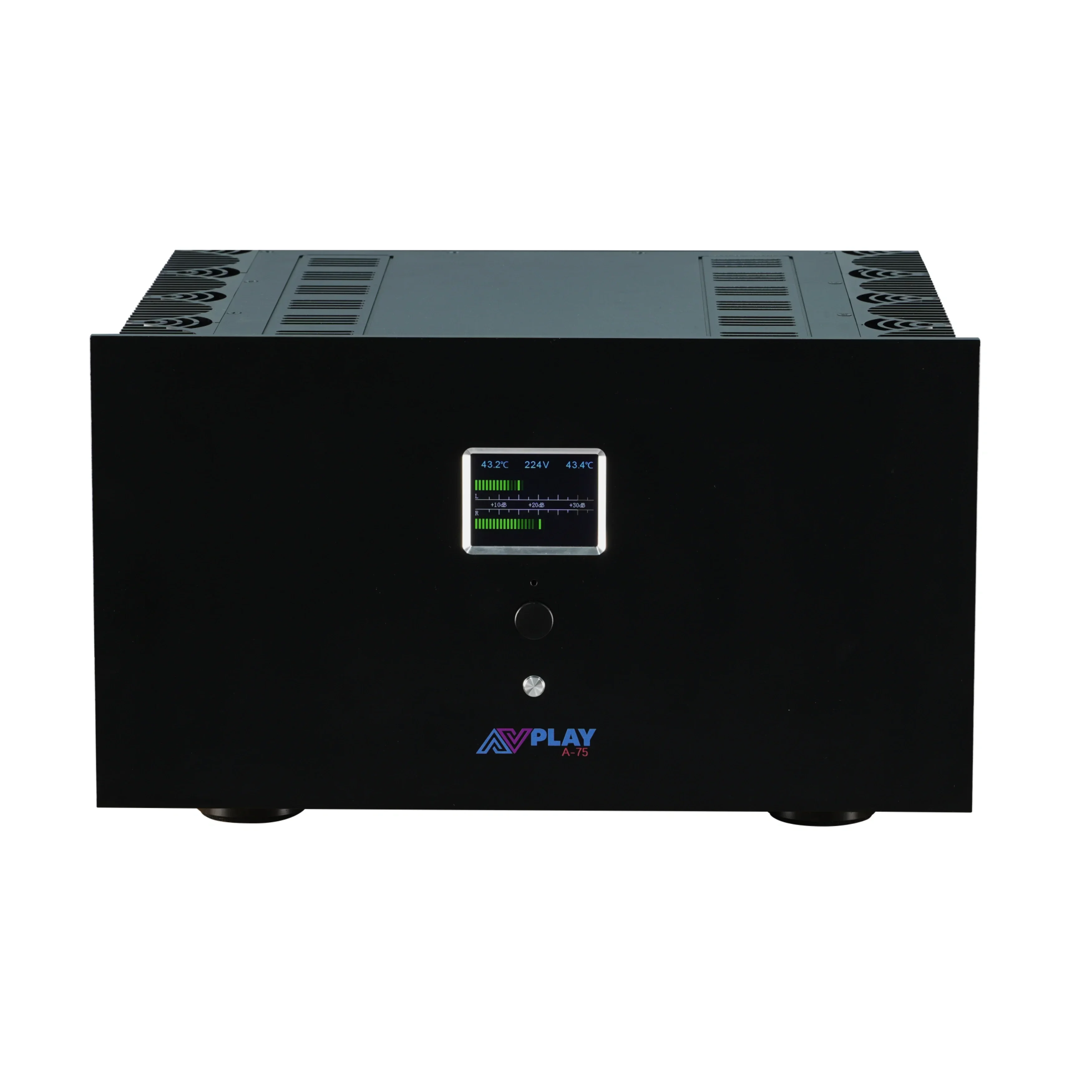 AVplay A-75 Two Power Amplifier HIFI Class A Power Amp With Dynamic Voltage LCD Display Bridge Single Channel Power Amplifier*2