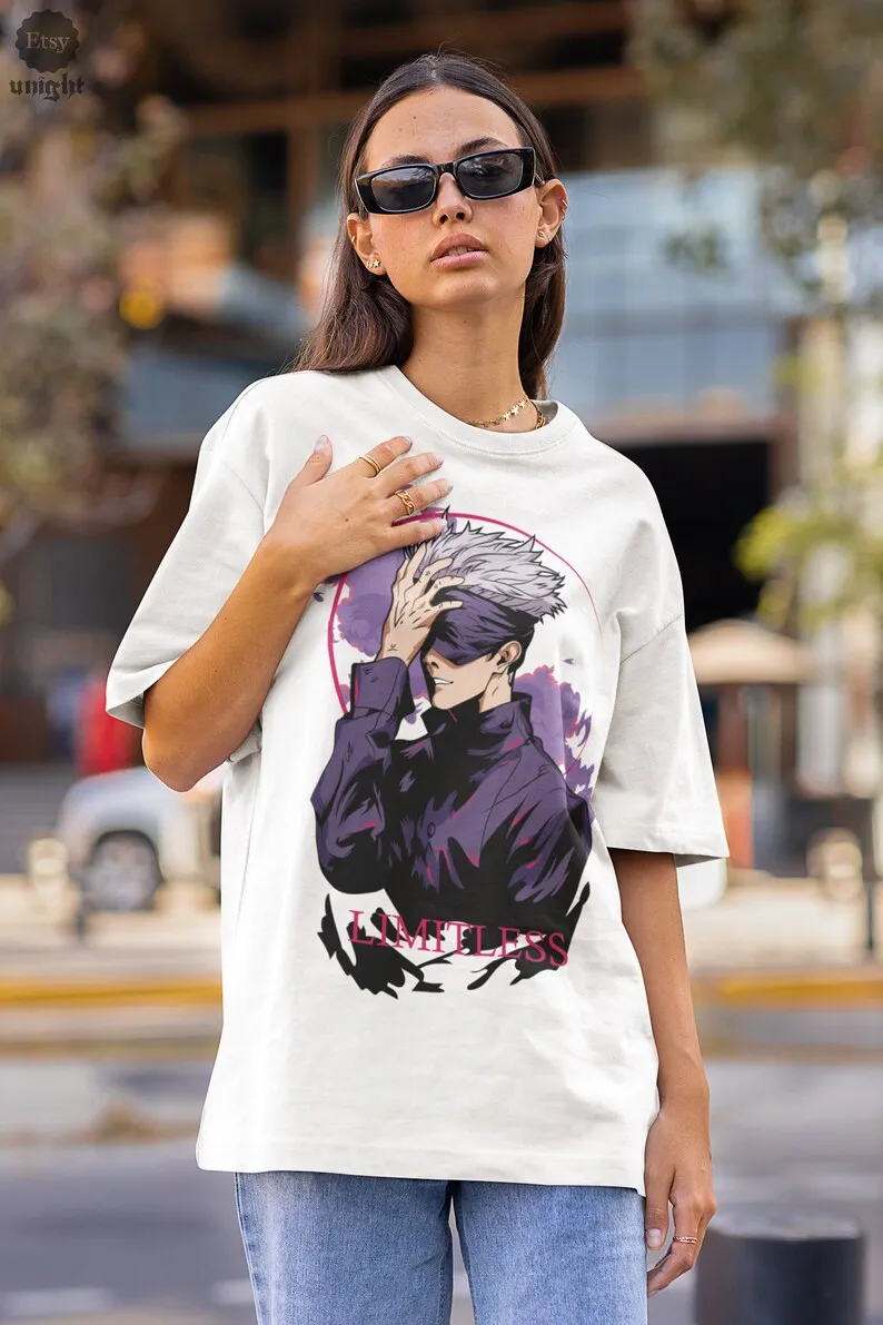 Unisex Tokyo Mystic Fighter T-Shirt - Anime Cursed Power Tee, Manga Spirit Warrior Apparel, Japanese Urban Shaman Top, Contempor