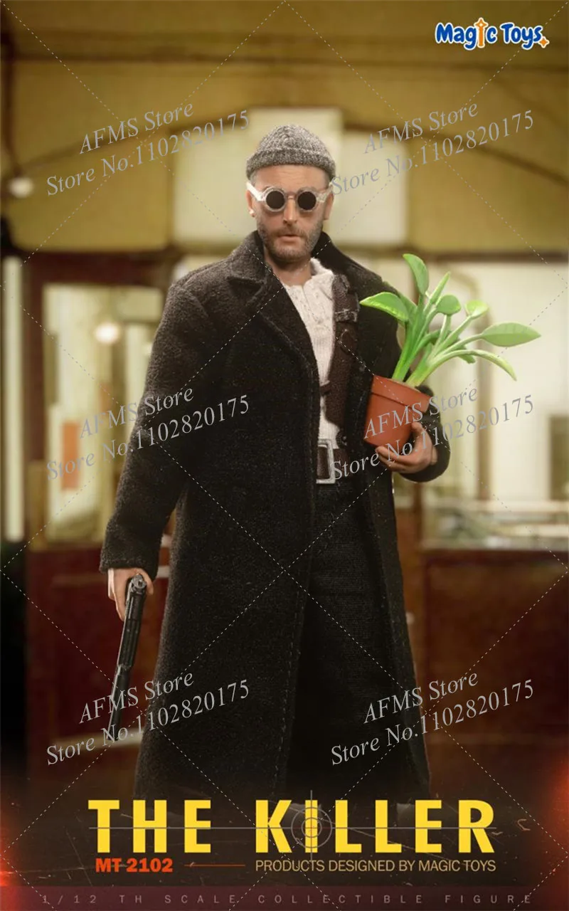 Magic Toys MT2102 1/12 Scale Collectible Dolls Italian Professional Killer Leon Jean Reno Full Set 6\