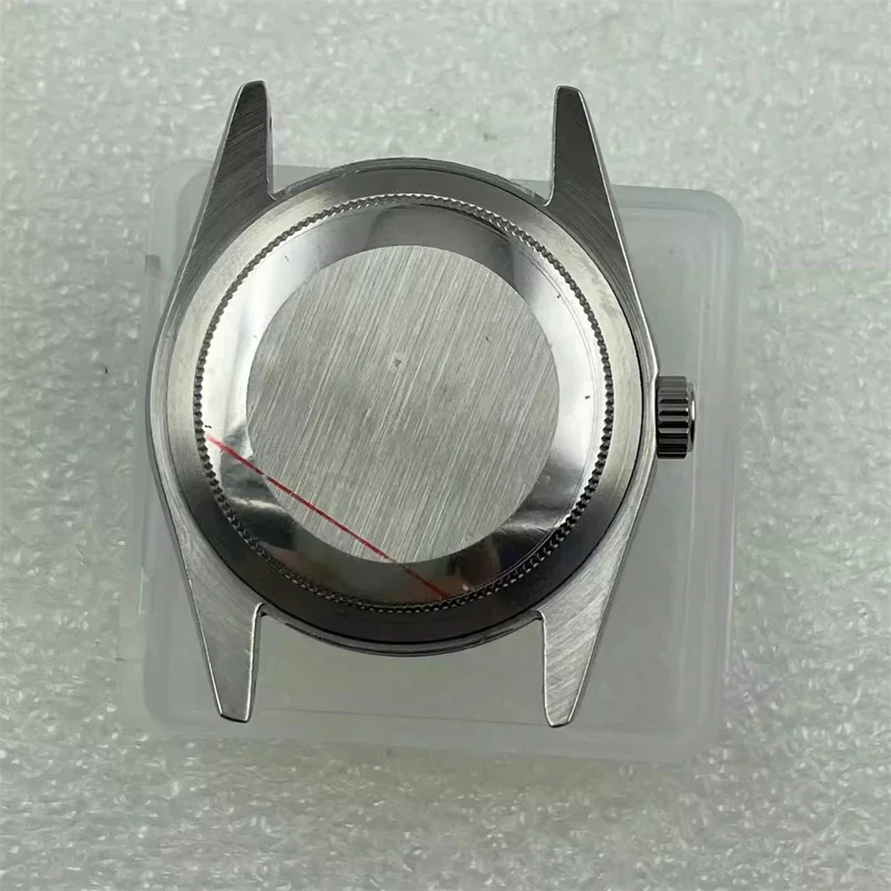 36mm Watch Case Middle Polished Strap Movement Stainless Steel Bracelet Sapphire Glass Case for NH36 NH35 movement Accessories