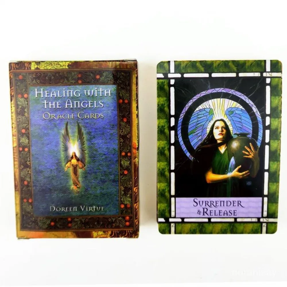 10.3*6cm Tarot Card Deck Healing Angel Oracle Card Tarot Healing with The Angels Leisure Party