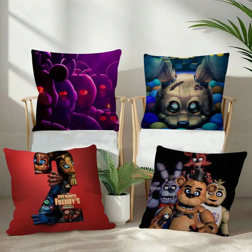Movie Five N-Nights game At F-Freddys   Pillowcase toon Gift Cushion Cover Bedroom Home Sofa Chair Seat Decor pillow case