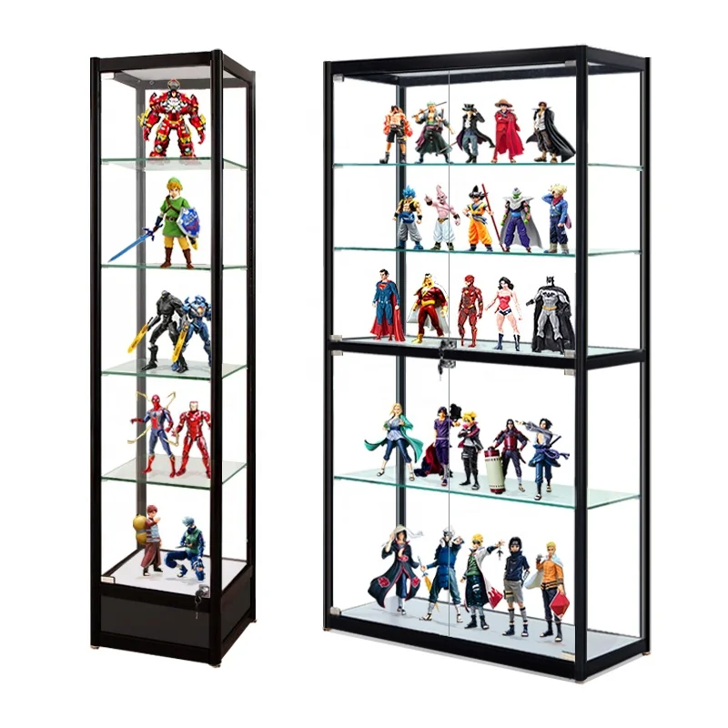 

custom.Boutique Aluminium Profile Showcase Retail Lockable Glass Display Cabinet Cheap Display Showcases for Sale