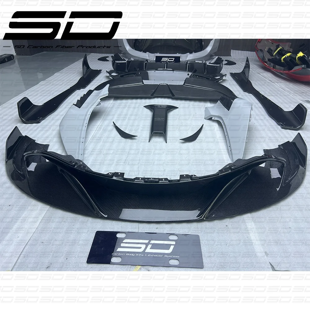 All Car Accessories Real Dry Carbon Fiber Body Kit 720S Upgraded RY Style For McLa ren 720S