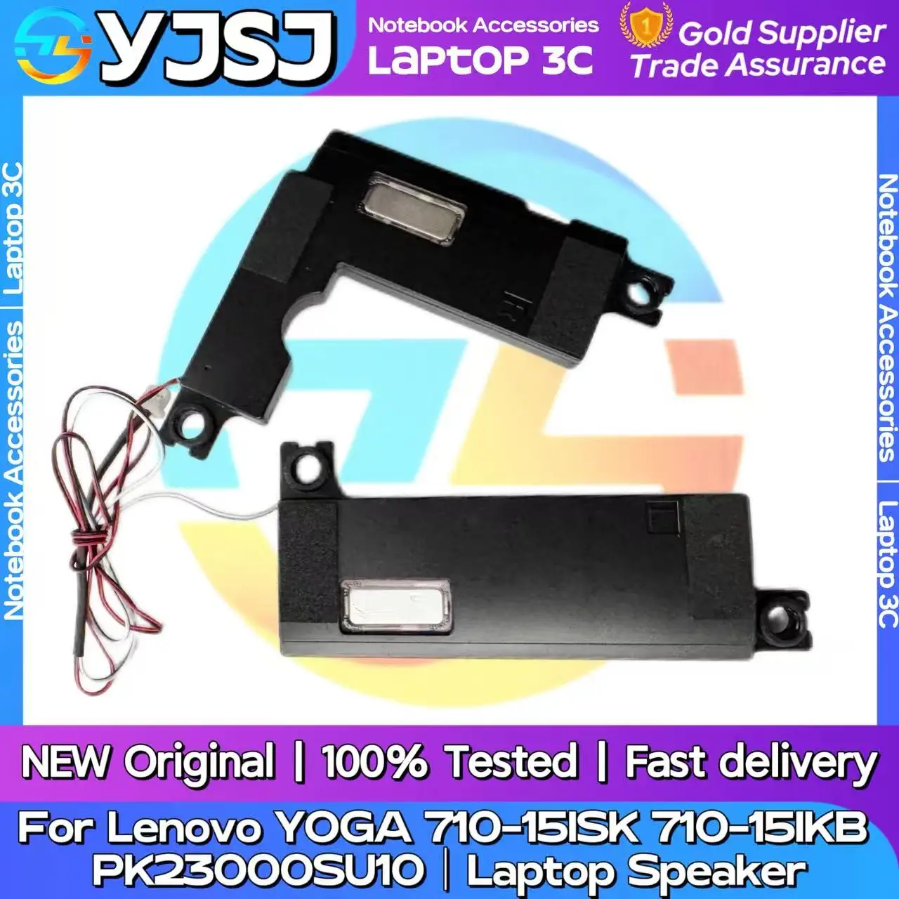 

New Original Laptop Notebook Audio Speaker For Lenovo YOGA 710-15ISK 710-15IKB built-in speaker horn audio PK23000SU10