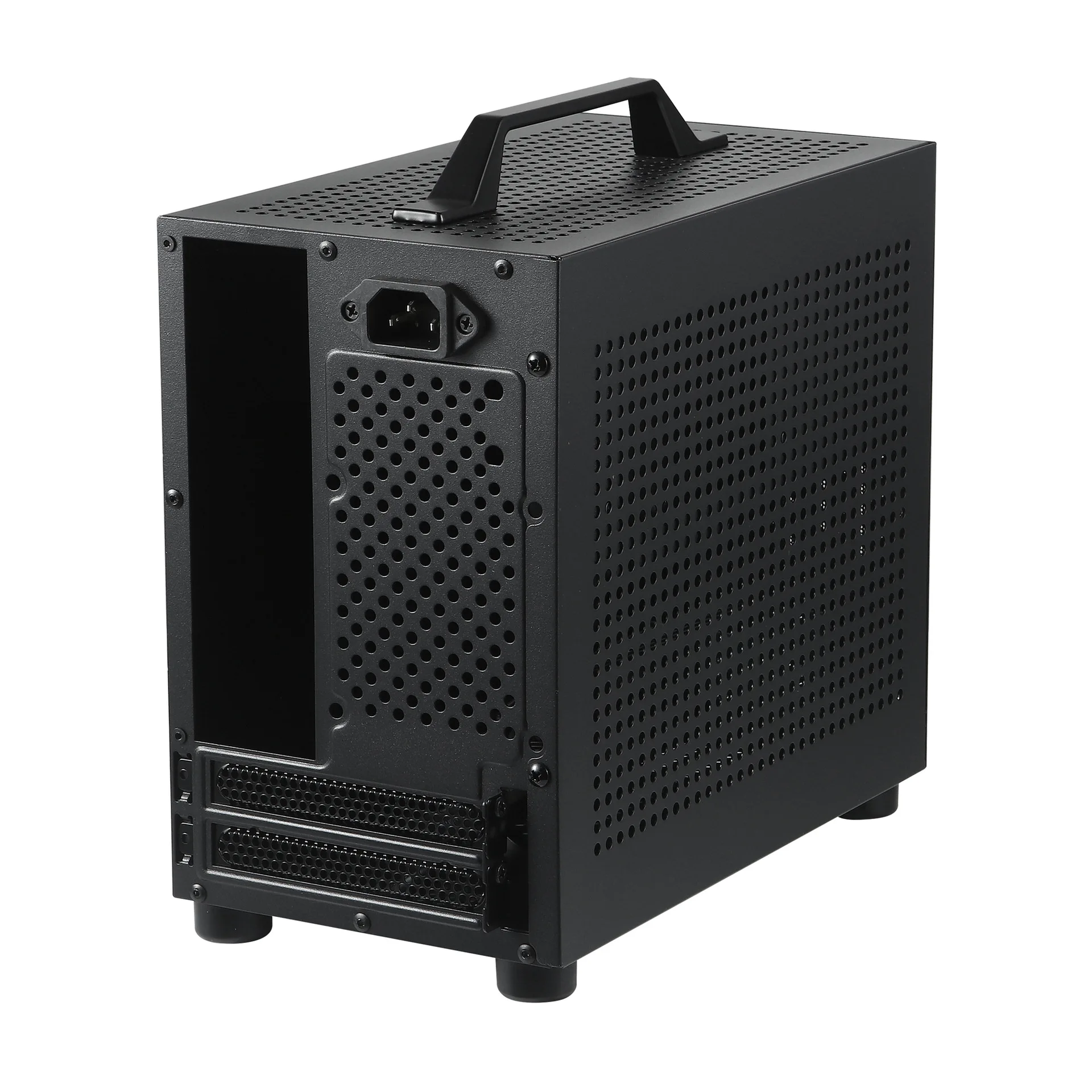 Picture 4: SGCC Portable Desktop Computer Mini Case SFF Small Form Factor Mini-ITX Computer Case