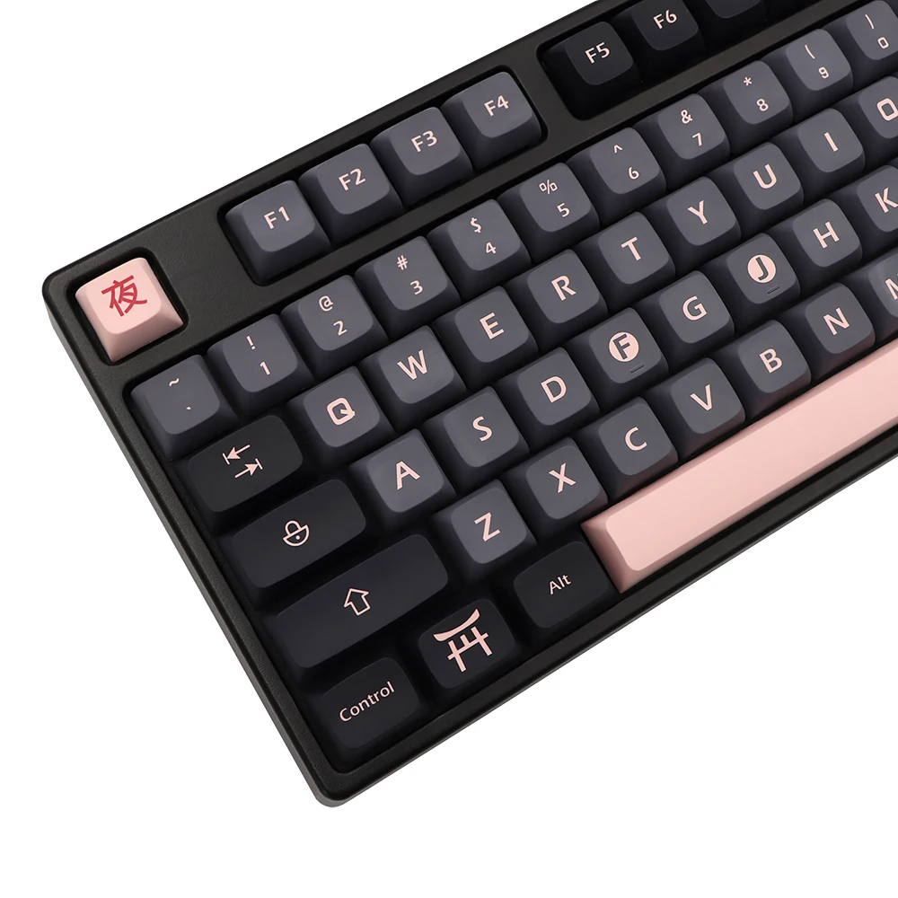 GMK-KEY Nightsakura клавишная крышка pbt XDA клавишная крышка s для dz60/RK61/gk61/64/68/84/980/104 механическая клавиатура 7u gmk клавишная крышка разделенная клавиатура