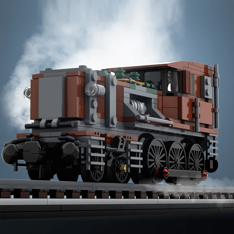 

Детские игрушки, 414 шт., MOC, высокотехнологичный локомотив, поезд, модульные строительные блоки, транспортные средства, модель блока c5620
