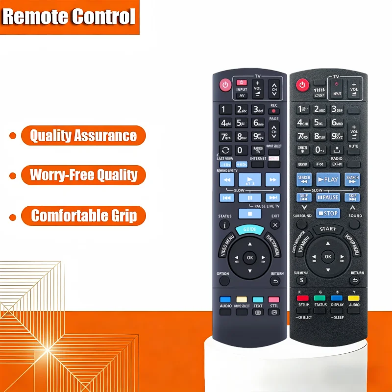 

N2QAYB001031 Remote Control For Panasonic N2QAYB000962 N2QAYB001030 N2QAYB001033 N2QAYB001029 DMP-BDT280 Blu-ray Disc DVD Player