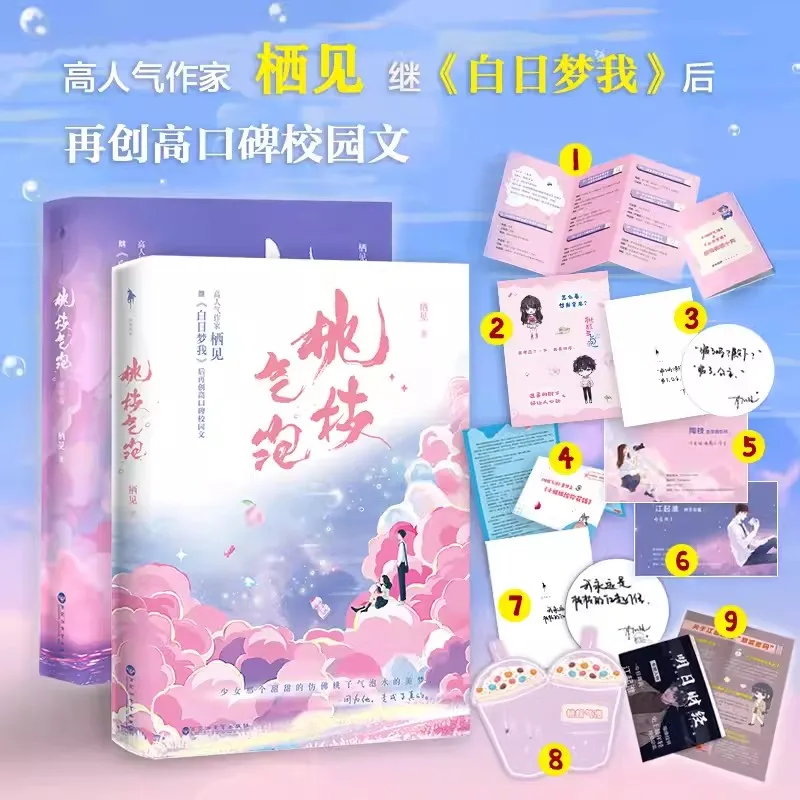 Tao Zhi Qi Pao Original Novel Volume 1+2 Tao Zhi And Jiang Qihuai Youth Campus Love Story Fiction Books Special Edition